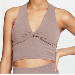 Beyond Yoga set in Dusty Mauve leggings/crop top
